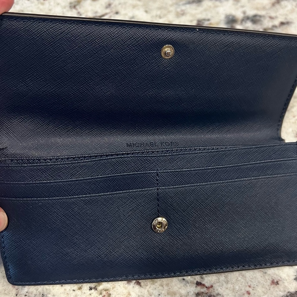 Michael Kors Navy Wallet - Picture 8 of 8